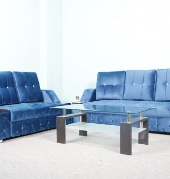 used 5 Seater Blue Lawson Sofa