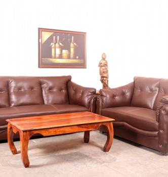 used 5 Seater Brown Sofa Set